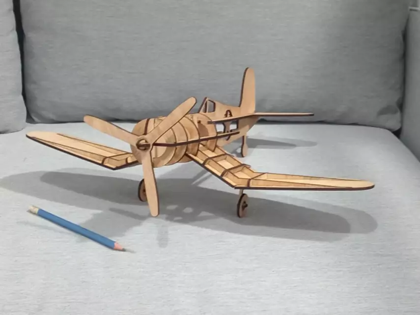 Taxta Təyyarə Modeli – Yığma Maket - 1