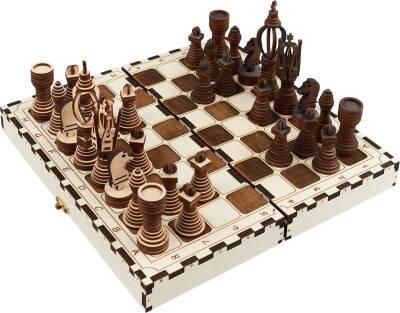 Wooden Chess Set - 