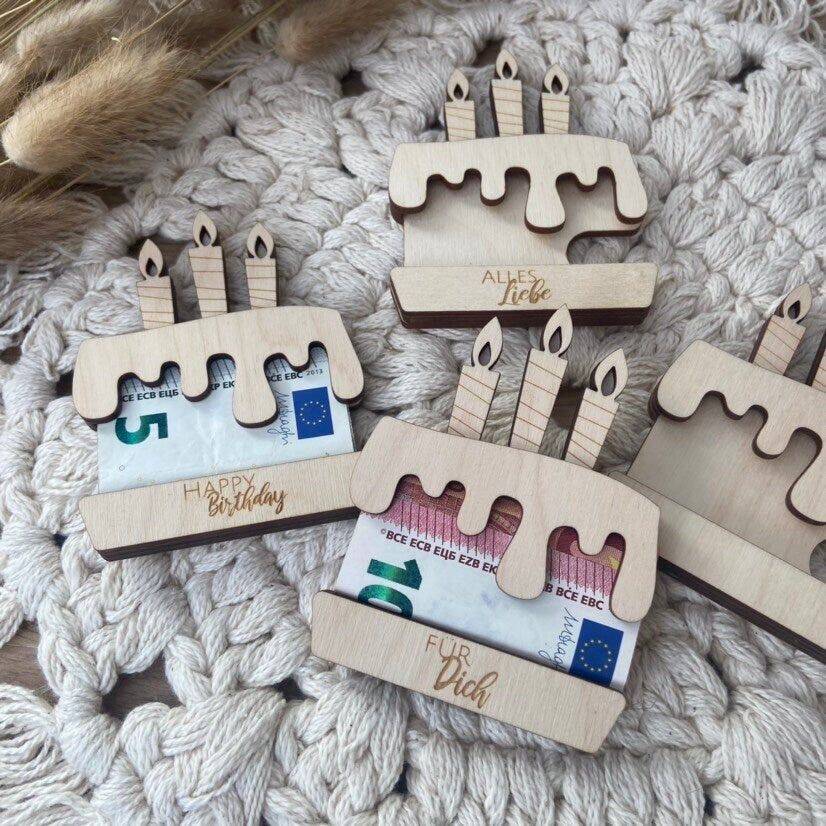 Wooden Money Gift Card - 1