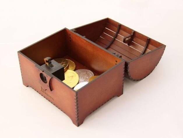 Wooden Storage Chest Box - 2